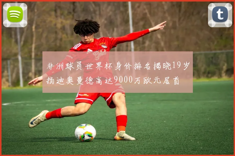 非洲球员世界杯身价排名揭晓19岁扬迪奥曼德高达9000万欧元居首